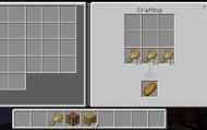 Crafting recipe for bread (Image via Minecraft)